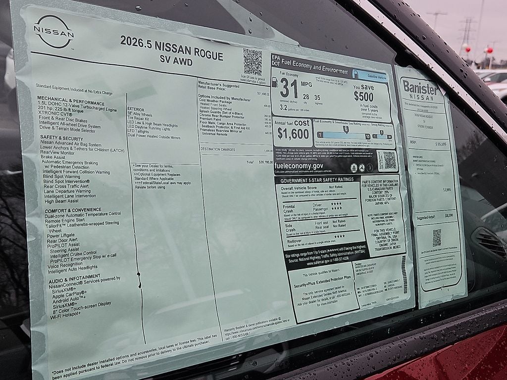 2026 Nissan Rogue SV