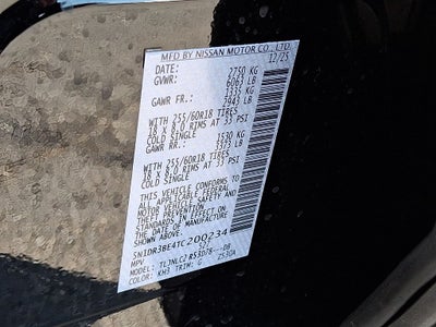 2026 Nissan Pathfinder SV