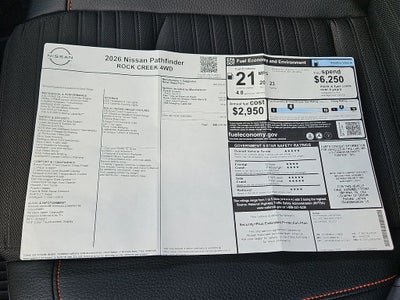 2026 Nissan Pathfinder Rock Creek