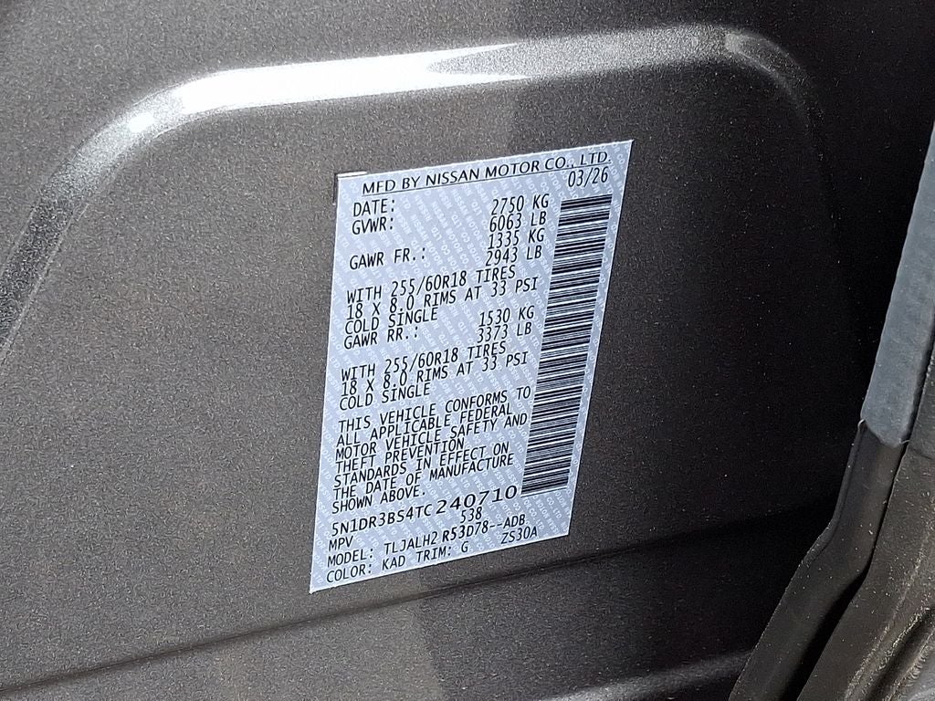 2026 Nissan Pathfinder SV