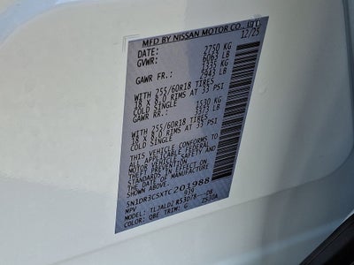 2026 Nissan Pathfinder SL