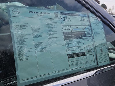 2026 Nissan Pathfinder SL