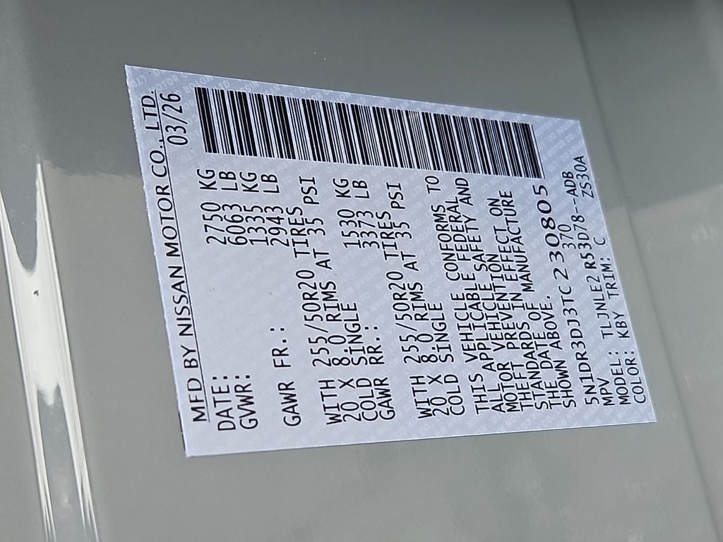 2026 Nissan Pathfinder Platinum