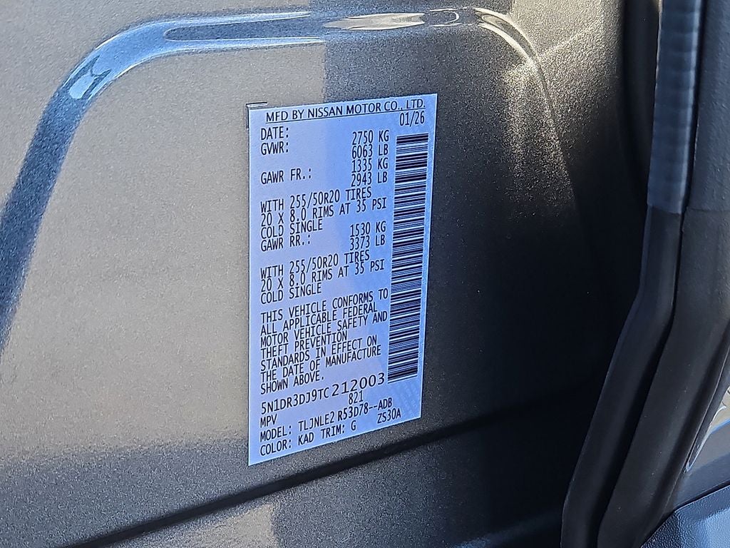 2026 Nissan Pathfinder Platinum