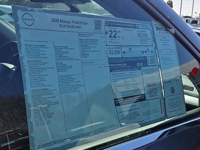2026 Nissan Pathfinder Platinum