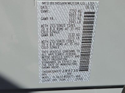 2026 Nissan Pathfinder Platinum