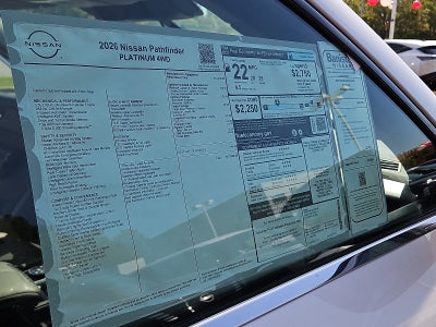 2026 Nissan Pathfinder Platinum