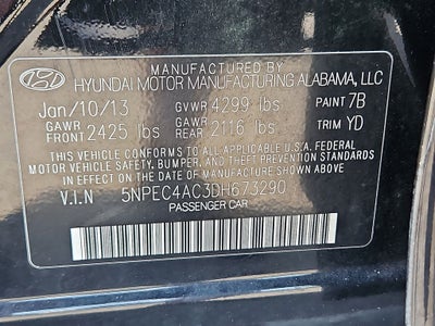 2013 Hyundai Sonata Limited