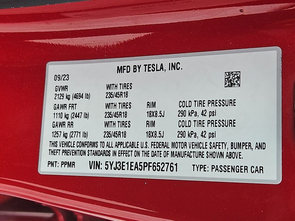 2023 Tesla Model 3 Base