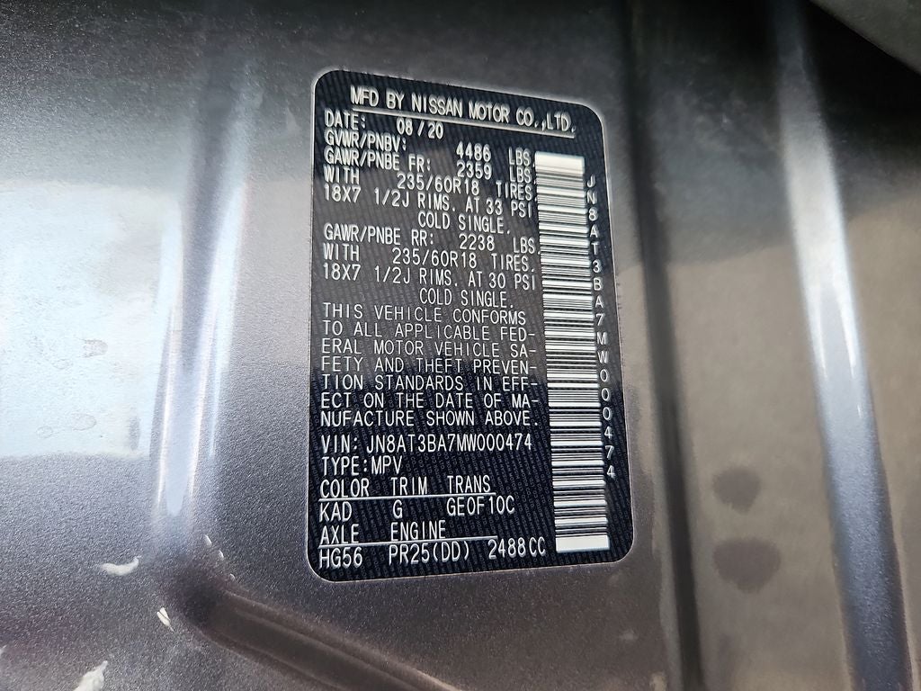 2021 Nissan Rogue SV