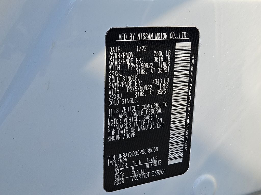 2023 Nissan Armada Platinum