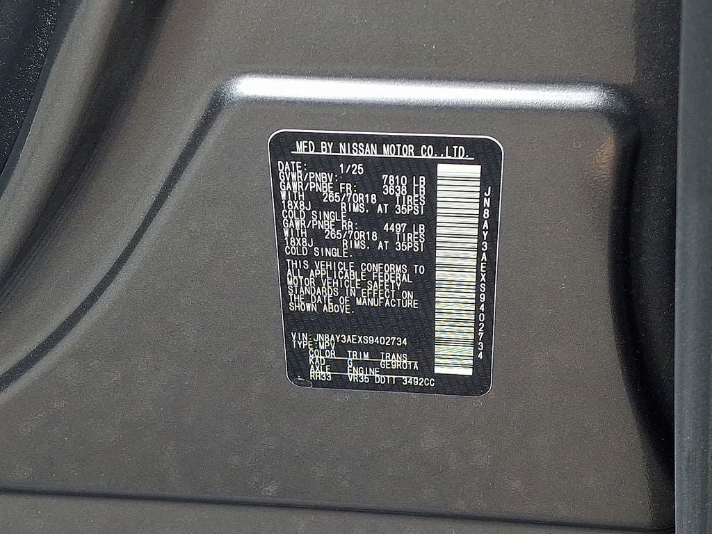 2025 Nissan Armada SV