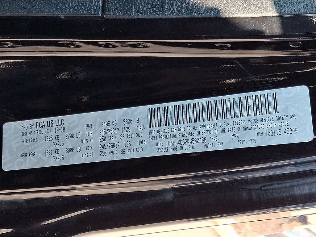 2019 Jeep Wrangler Sport S