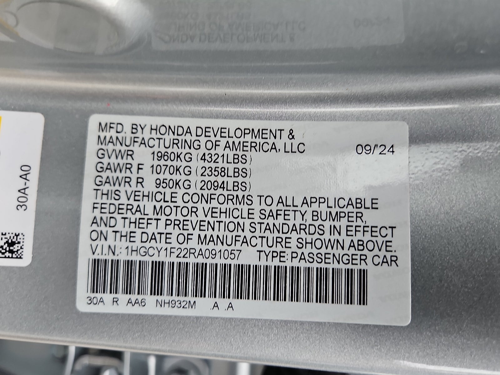 2024 Honda Accord LX