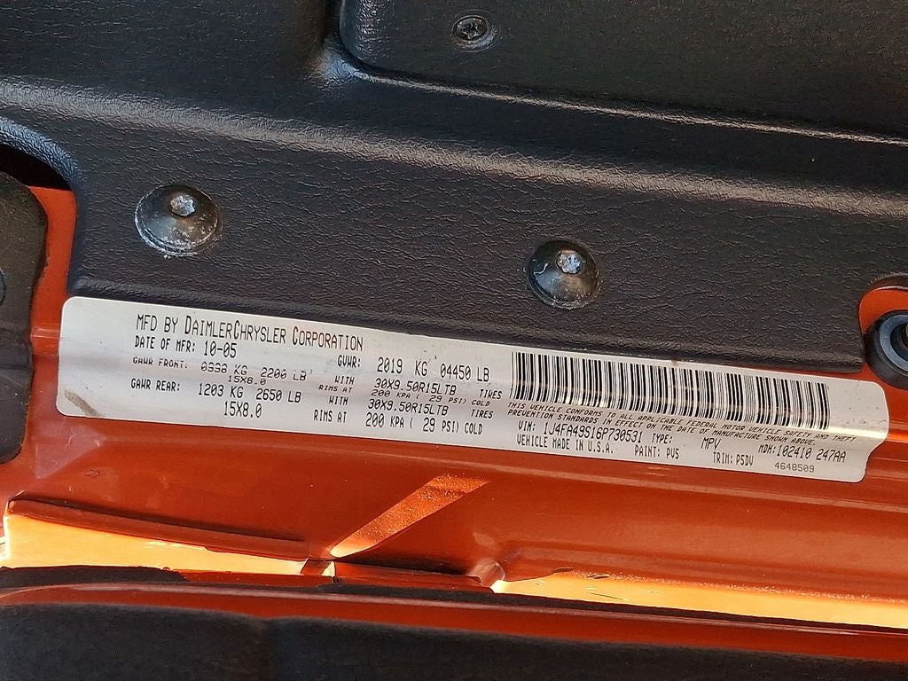 2006 Jeep Wrangler Sport
