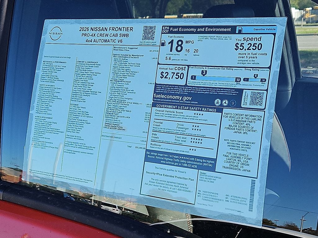 2026 Nissan Frontier PRO-4X