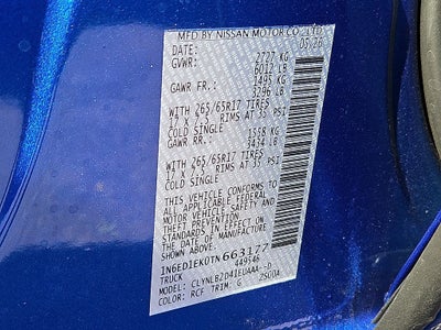 2026 Nissan Frontier SV