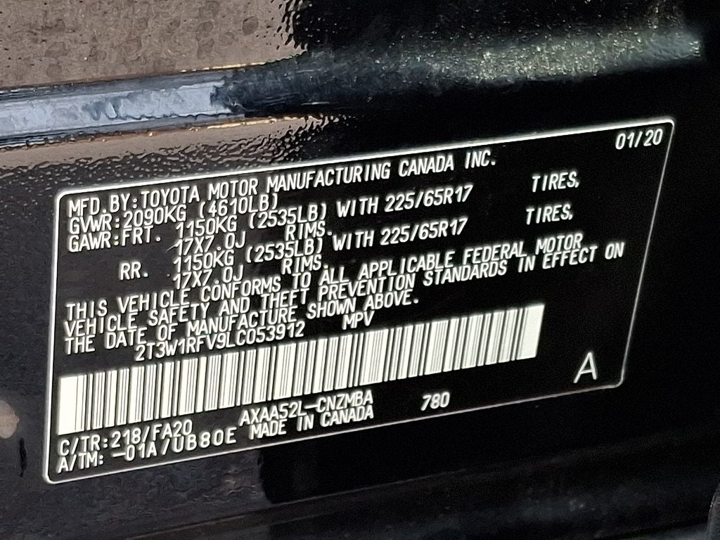 2020 Toyota RAV4 XLE