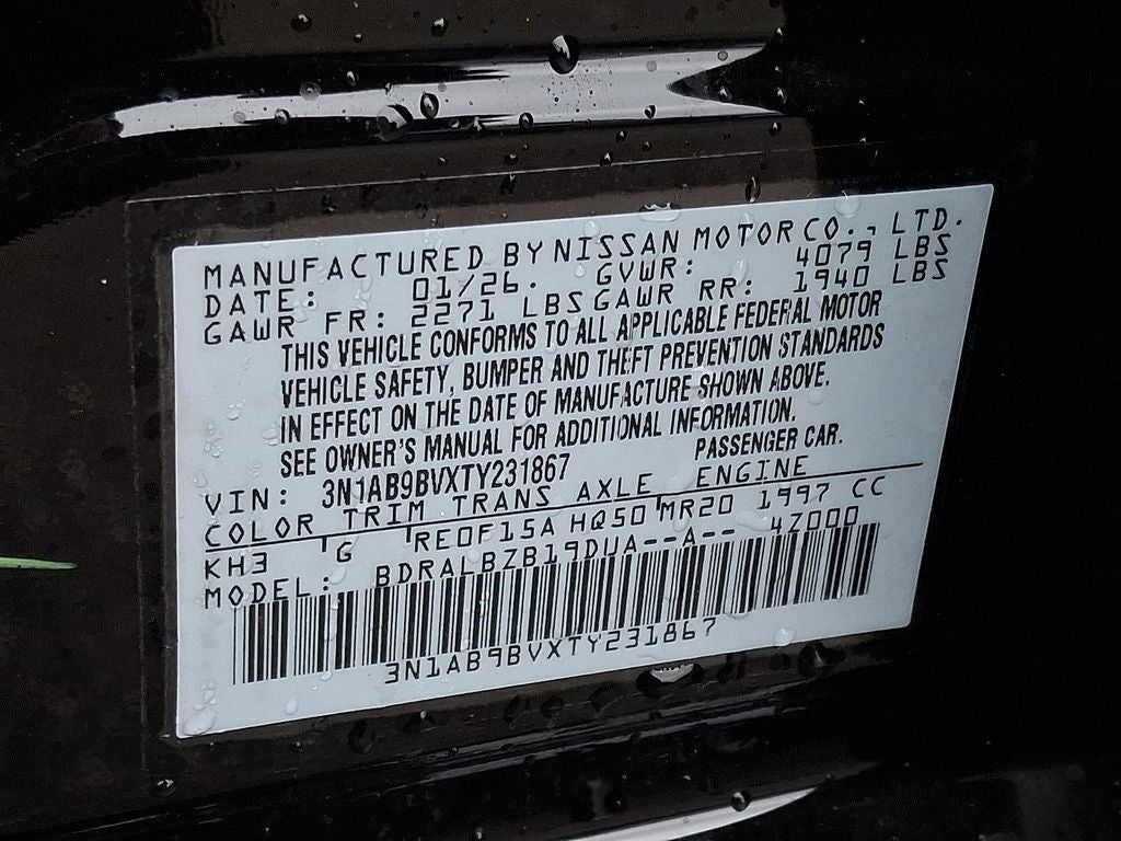 2026 Nissan Sentra S