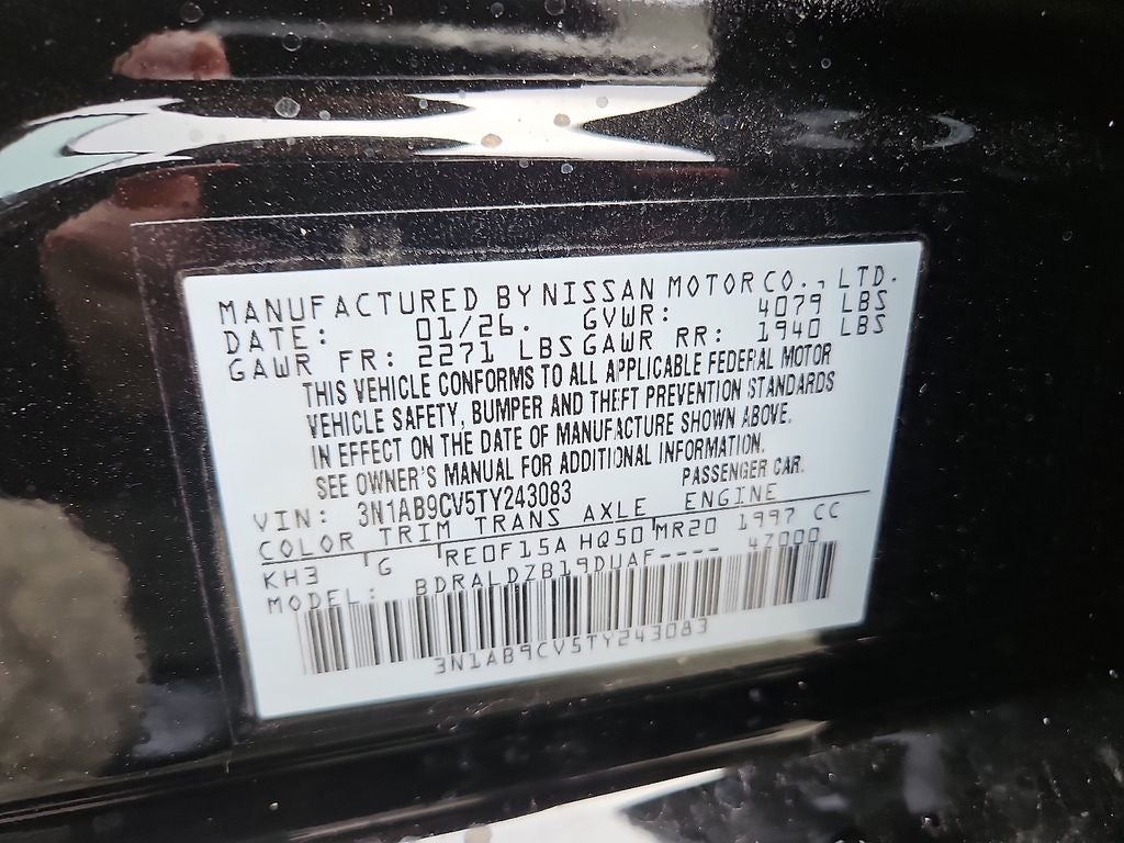 2026 Nissan Sentra SV