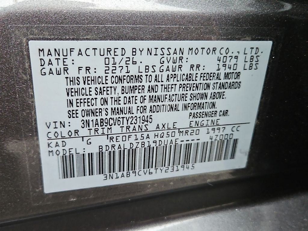 2026 Nissan Sentra SV