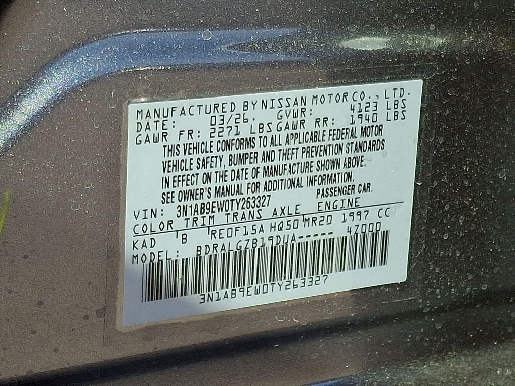 2026 Nissan Sentra SL