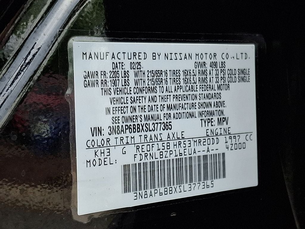 2025 Nissan Kicks S