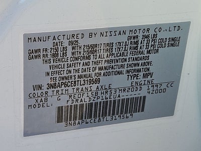 2026 Nissan Kicks SV