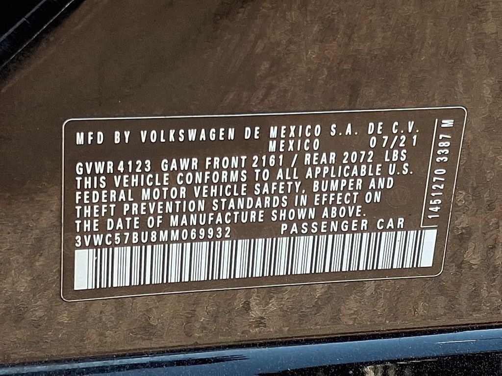 2021 Volkswagen Jetta SE