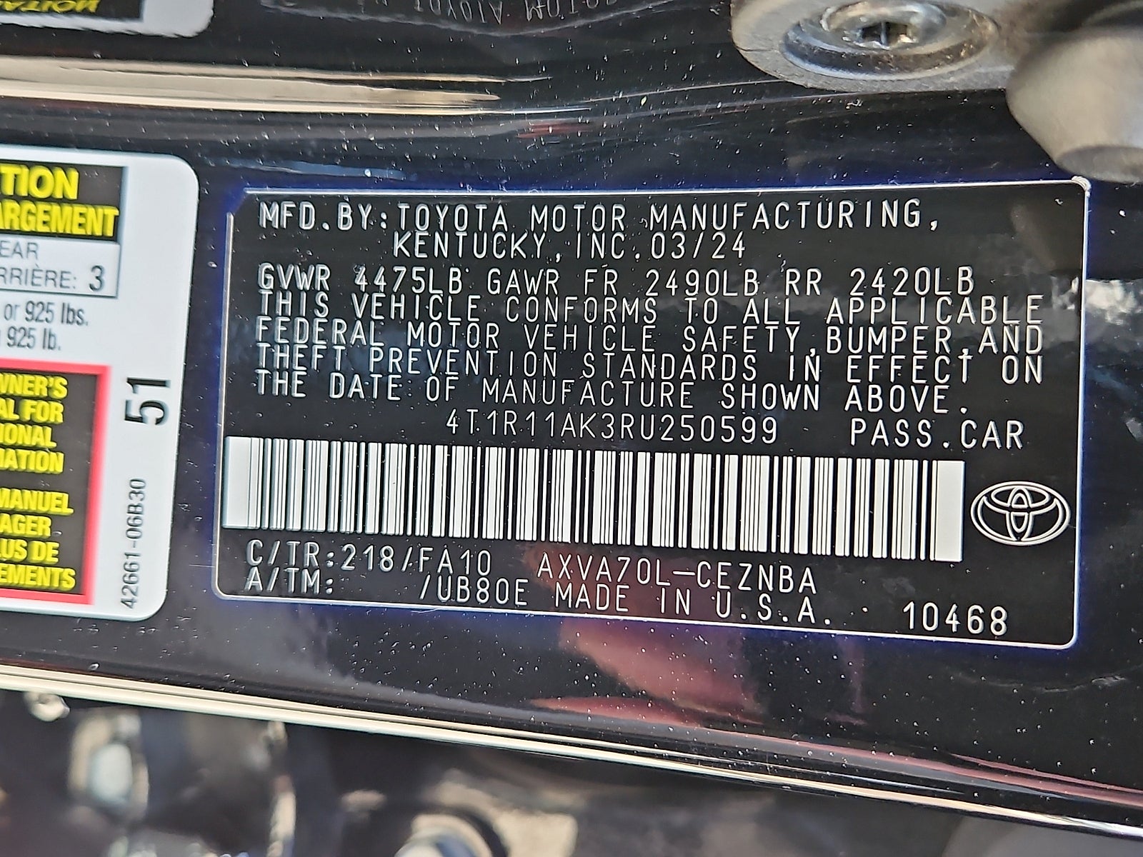 2024 Toyota Camry LE
