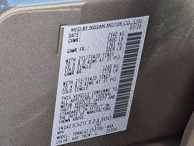 2026 Nissan Murano SL