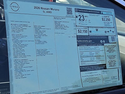2026 Nissan Murano SL