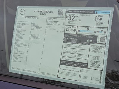 2026 Nissan Rogue SV