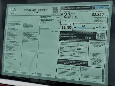 2026 Nissan Pathfinder SV
