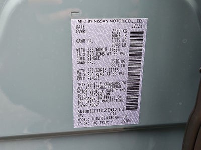 2026 Nissan Pathfinder SL