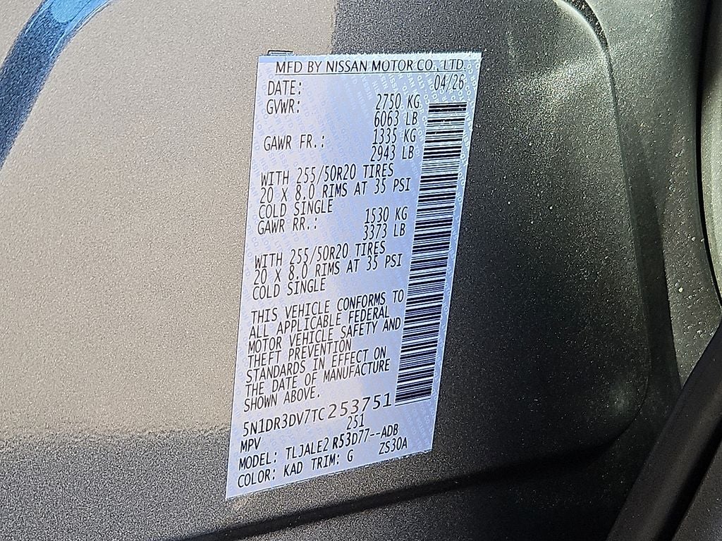 2026 Nissan Pathfinder Platinum