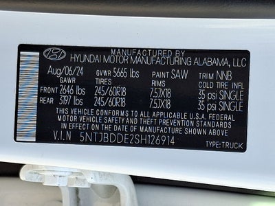 2025 Hyundai Santa Cruz SEL