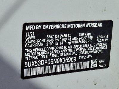 2022 BMW X3 xDrive30i