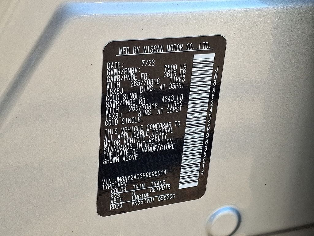 2023 Nissan Armada SV