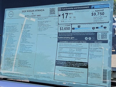 2026 Nissan Armada SL