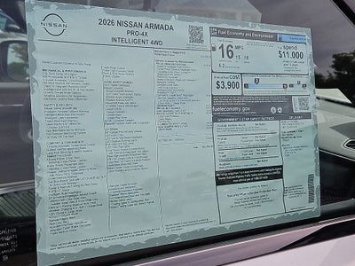 2026 Nissan Armada PRO-4X