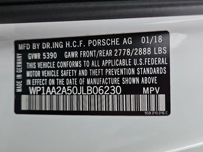 2018 Porsche Macan Base