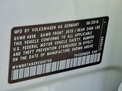 2019 Volkswagen Arteon SE