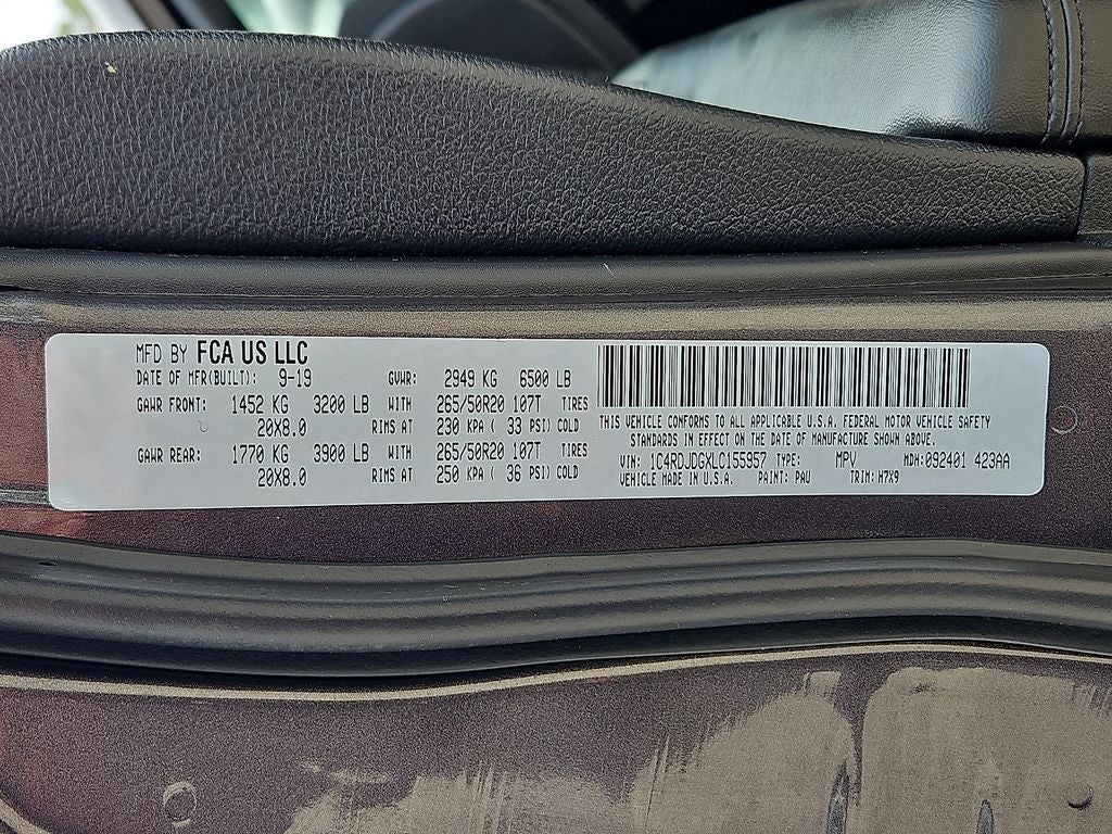 2020 Dodge Durango GT AWD