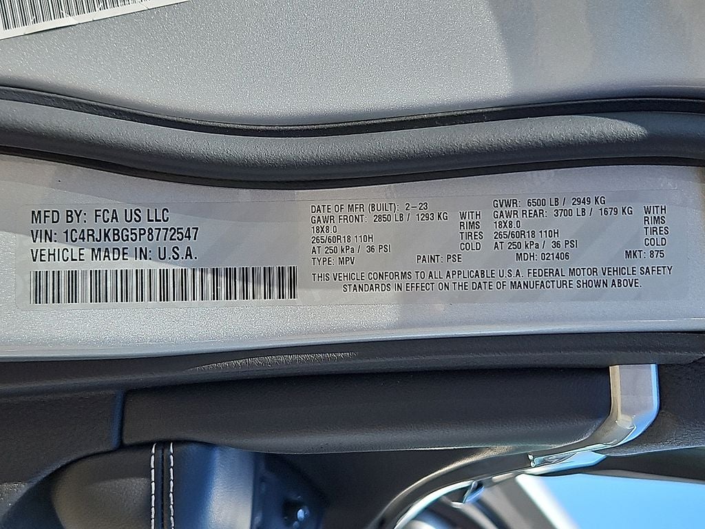 2023 Jeep Grand Cherokee L Limited 4x4