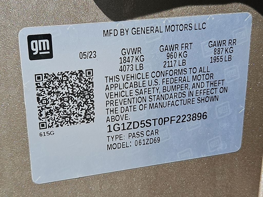 2023 Chevrolet Malibu FWD 1LT
