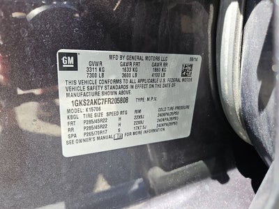 2015 GMC Yukon SLE