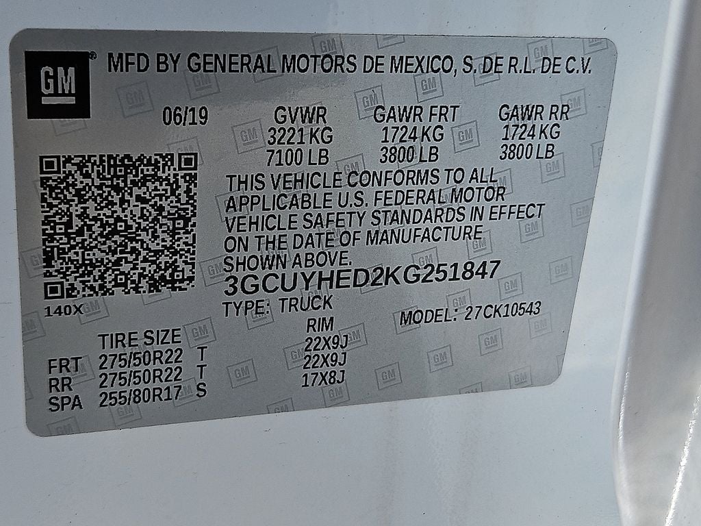 2019 Chevrolet Silverado 1500 High Country