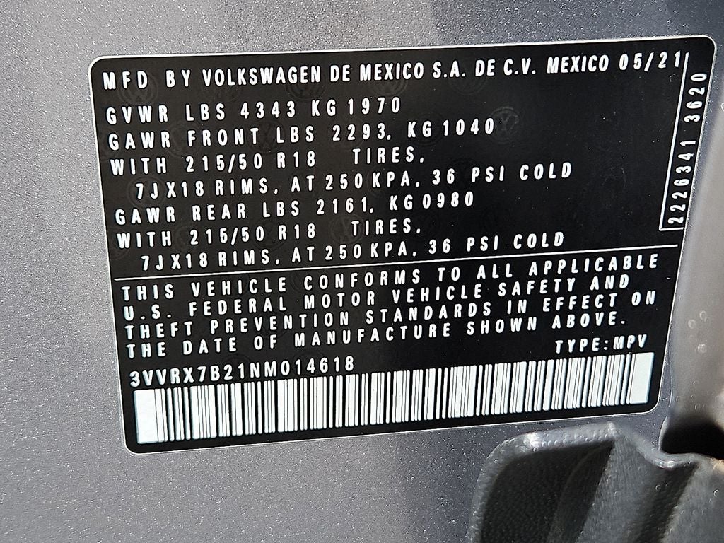 2022 Volkswagen Taos 1.5T SE