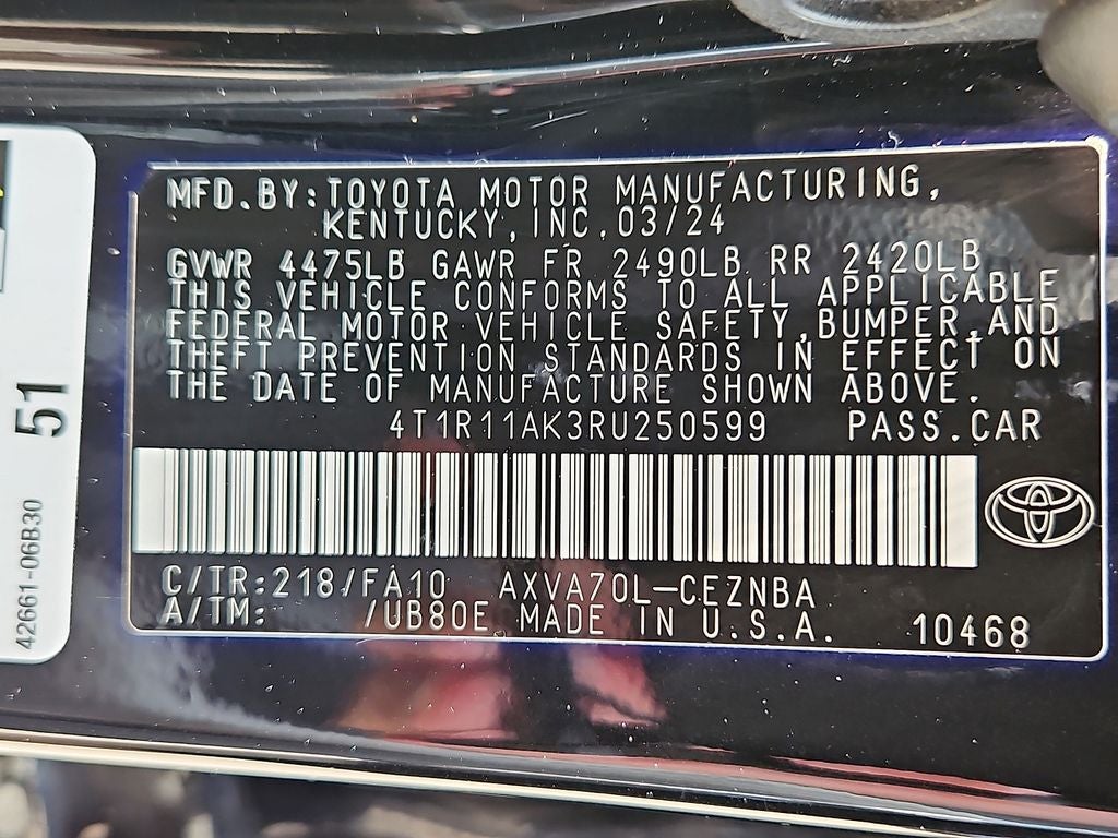 2024 Toyota Camry LE